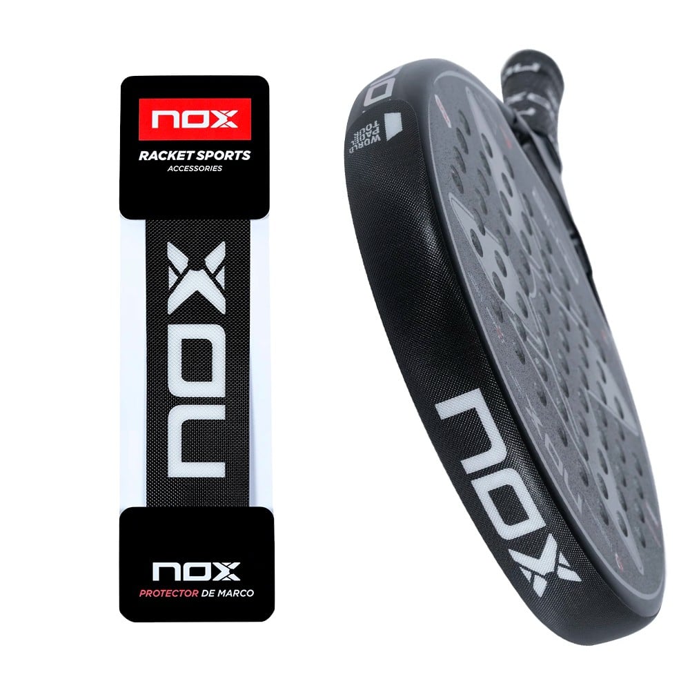 Protection de cadre NOX noire pour raquette de padel – vue 2