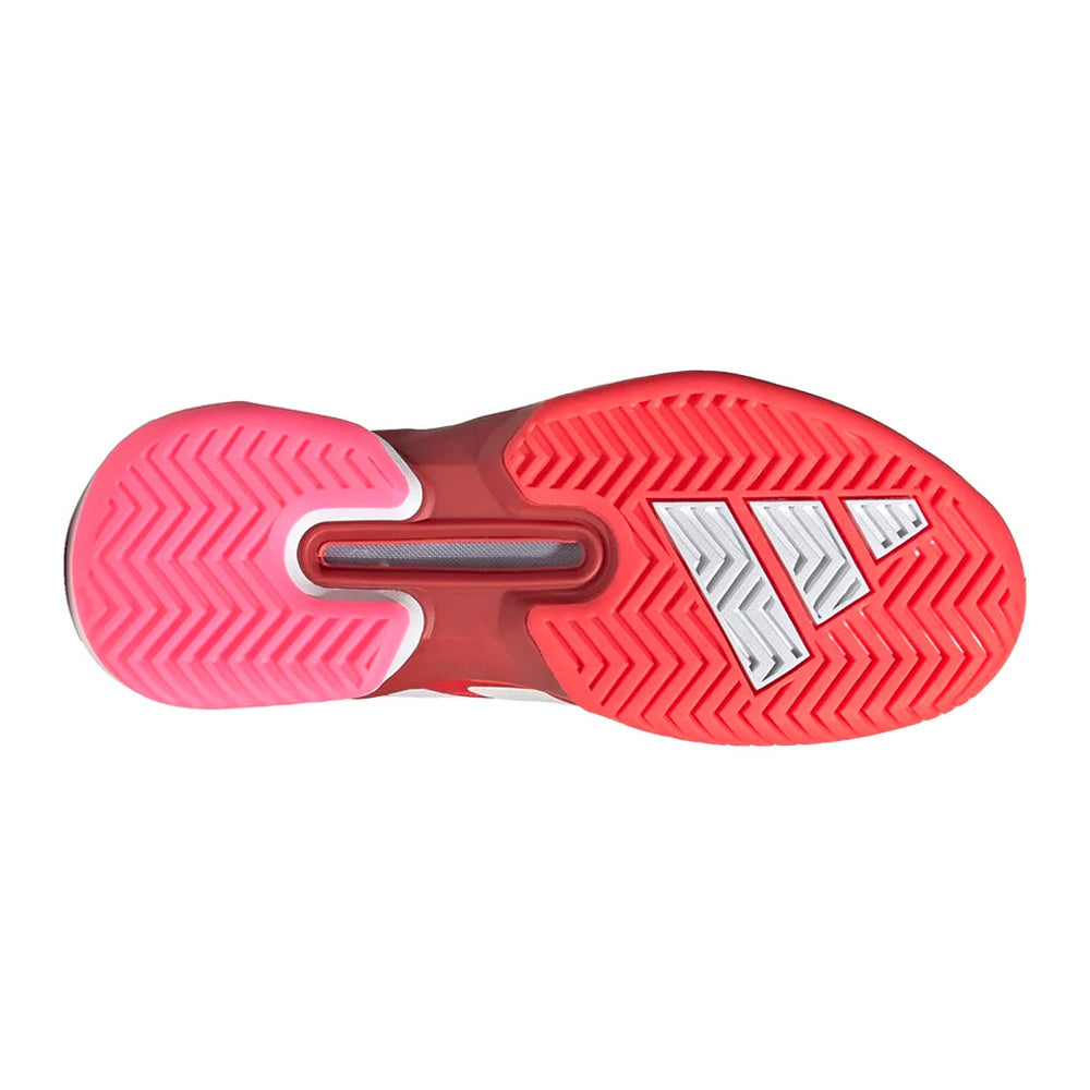 Chaussures de padel Adidas Adizero Ubersonic 5 Lucid Red Femme – 2025 – vue 2