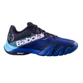 Chaussures de padel Babolat Jet Premura 2 Noir/Bleu Homme – Juan Lebrón 2025 – vue 1
