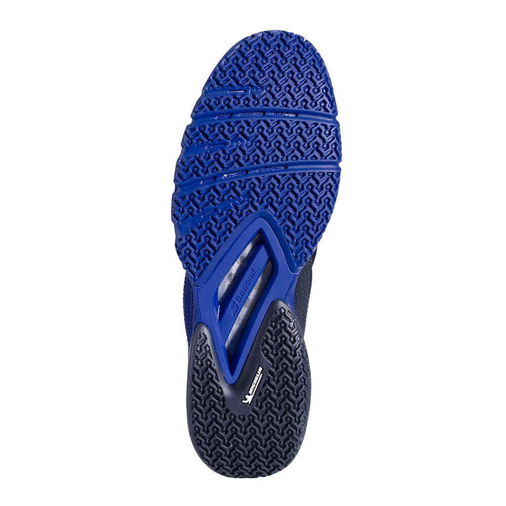 Chaussures de padel Babolat Jet Premura 2 Noir/Bleu Homme – Juan Lebrón 2025 – vue 3