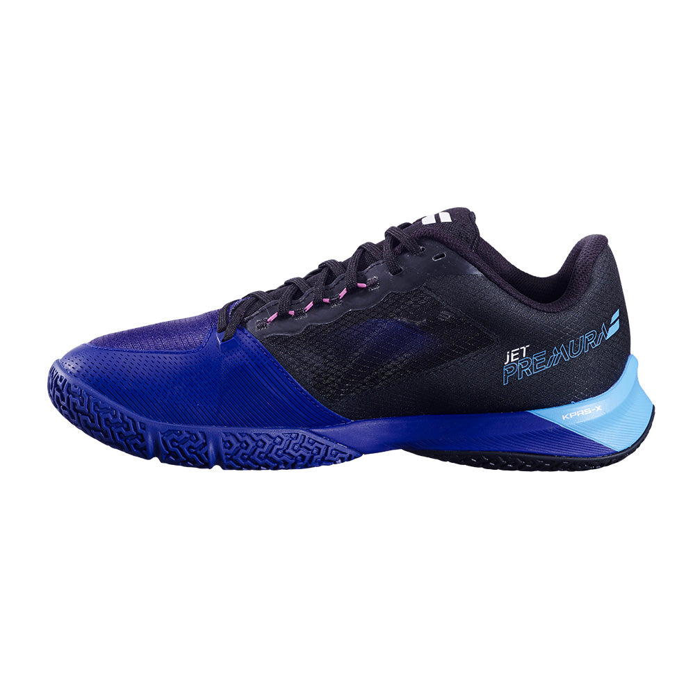 Chaussures de padel Babolat Jet Premura 2 Noir/Bleu Homme – Juan Lebrón 2025 – vue 5