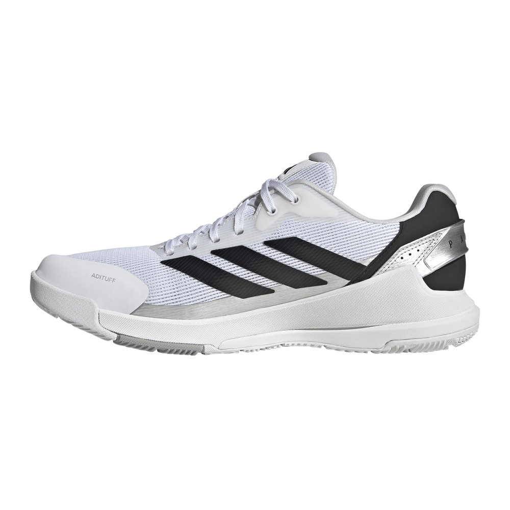Chaussures de padel Adidas Crazyquick LS Blanc/Noir Homme – Ale Galán 2026 – vue 3