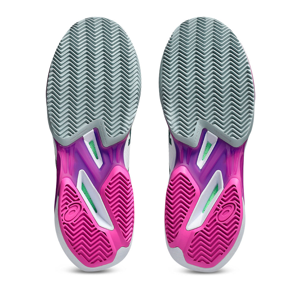 Chaussures de padel ASICS Solution Speed FF 4 Clay Blanc/Violet – 2026 – vue 2