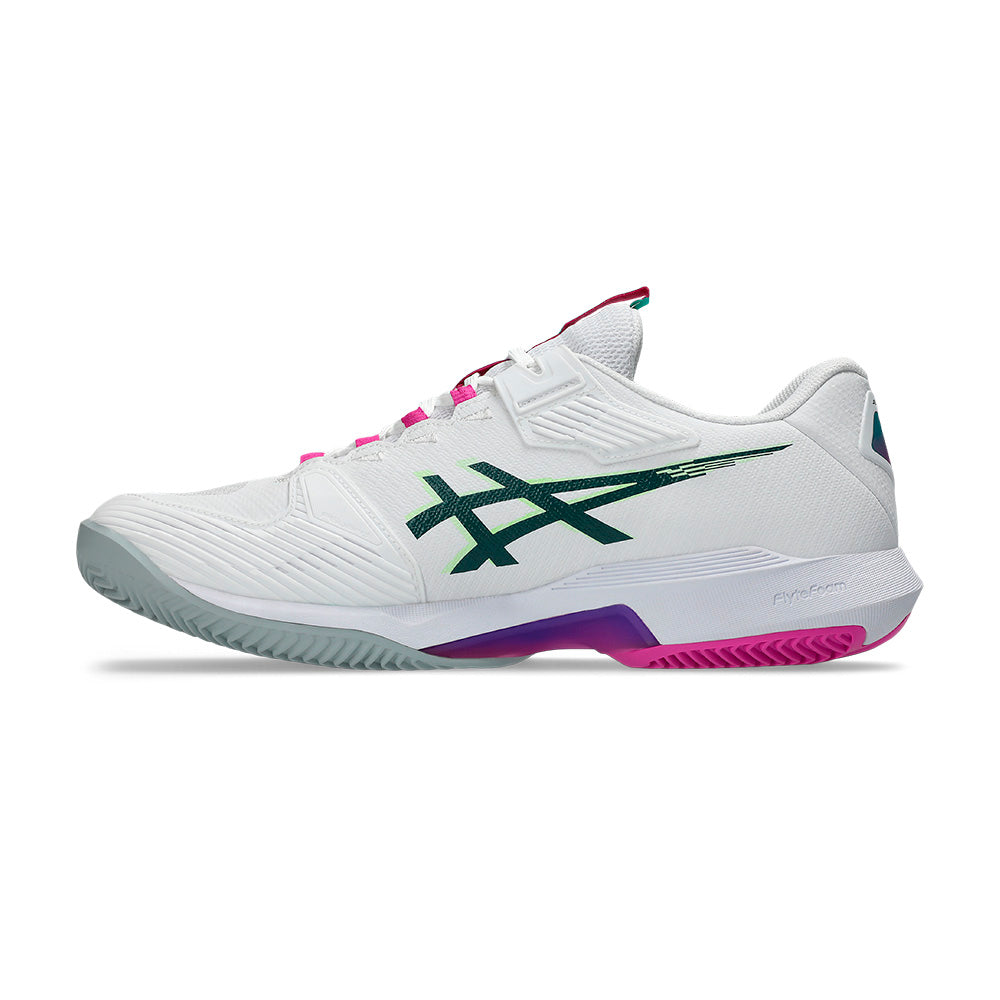 Chaussures de padel ASICS Solution Speed FF 4 Clay Blanc/Violet – 2026 – vue 4