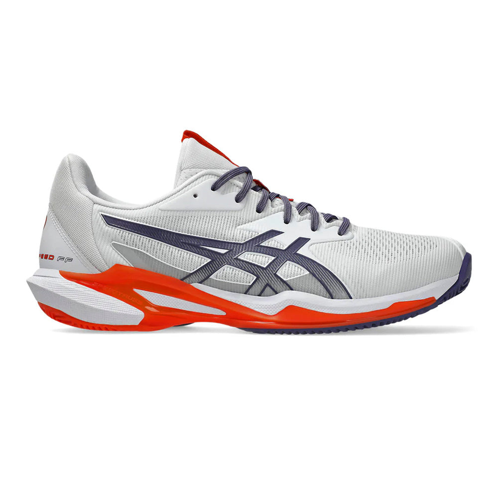 Chaussures de padel ASICS Solution Speed FF 3 Clay Blanc/Gris – 2025 – vue 1
