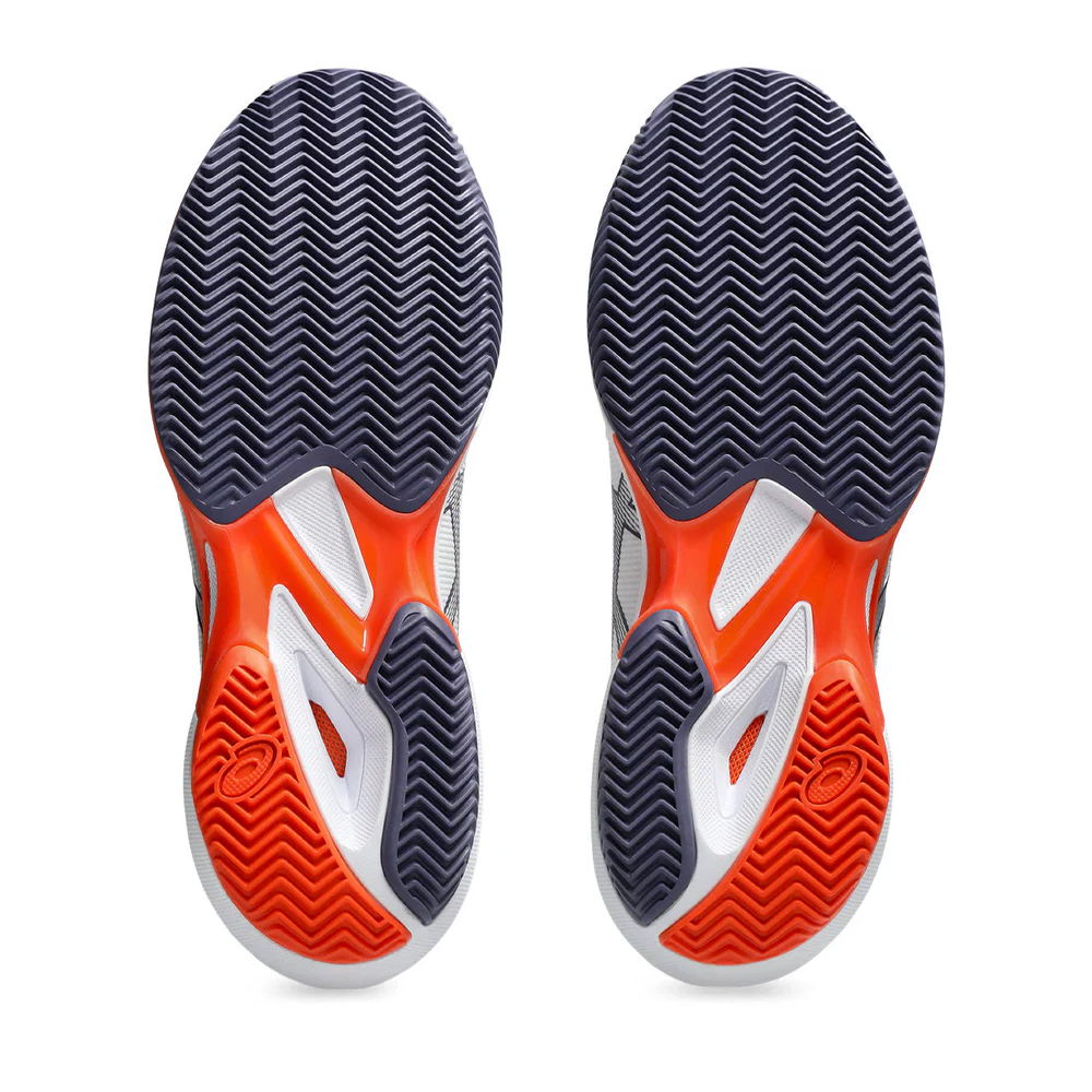 Chaussures de padel ASICS Solution Speed FF 3 Clay Blanc/Gris – 2025 – vue 2