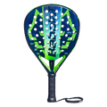 Raquette de padel Babolat Viper JL 3.0 2026 bleu et vert, face avant, fond blanc